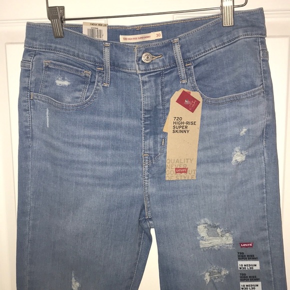 NWT Levi's 720 High Rise Super Skinny Jeans - Picture 9 of 12